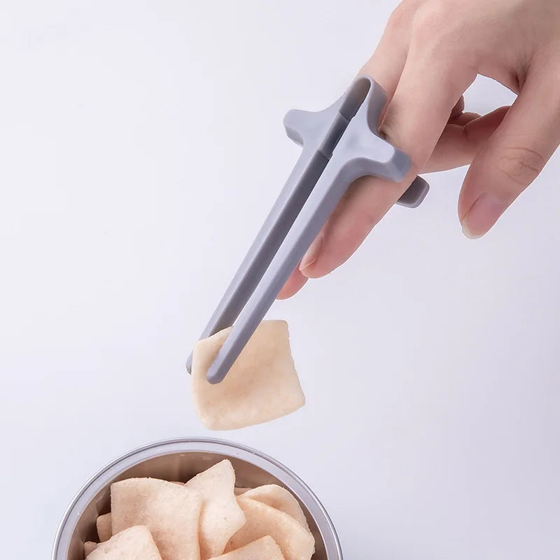 Palillos de aperitivos manos libres para comer fácilmente