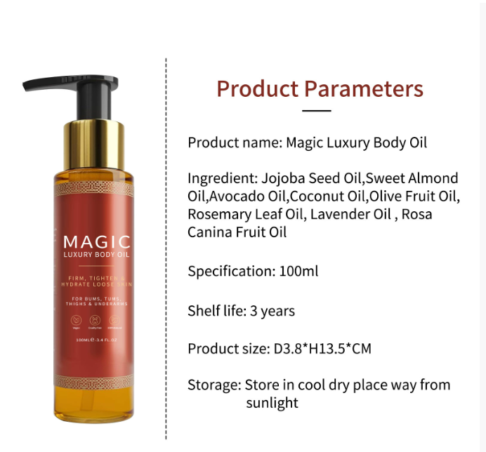 Aceite corporal mágico