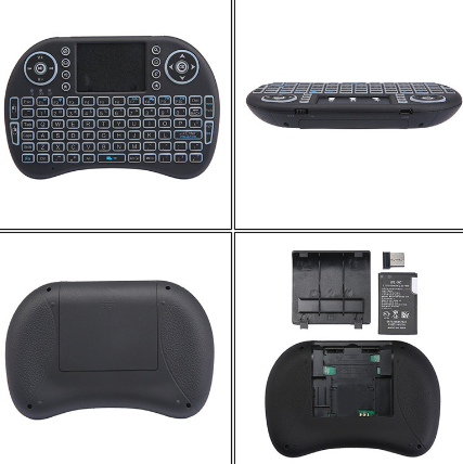 Decodificador inteligente con mini teclado inalámbrico