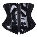 Chic PU Leather Waist-Cinching Corset