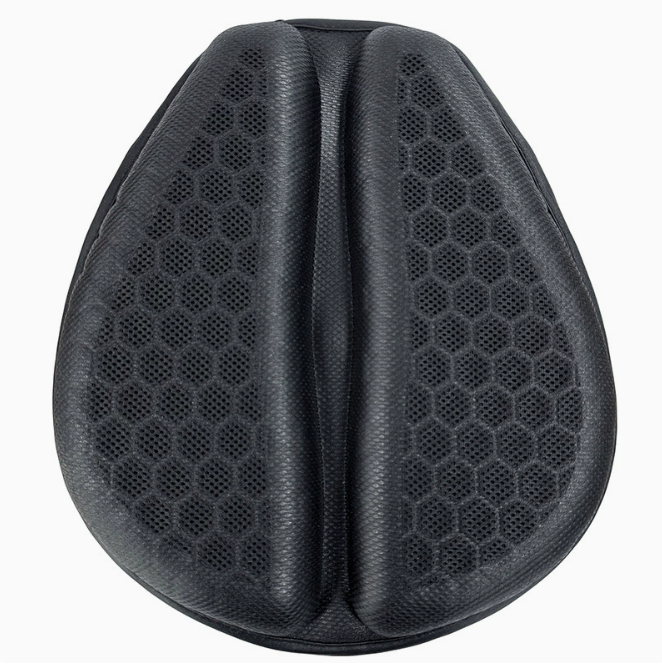 Cojín de asiento de gel para motocicleta con estructura de panal