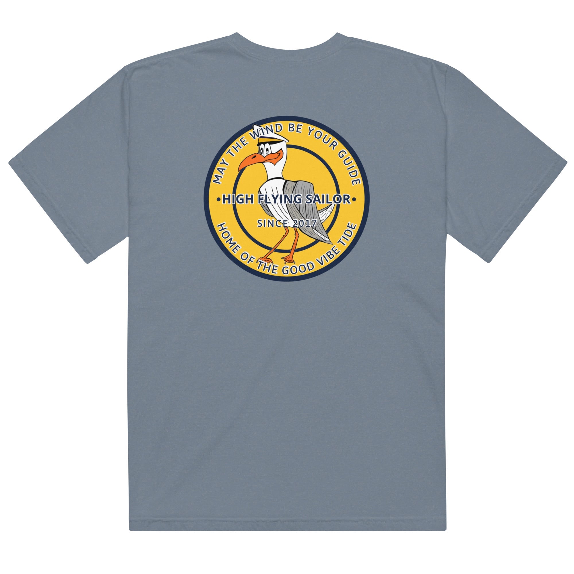 Camiseta de cuello redondo gruesa "High Flying Sailor" para hombre