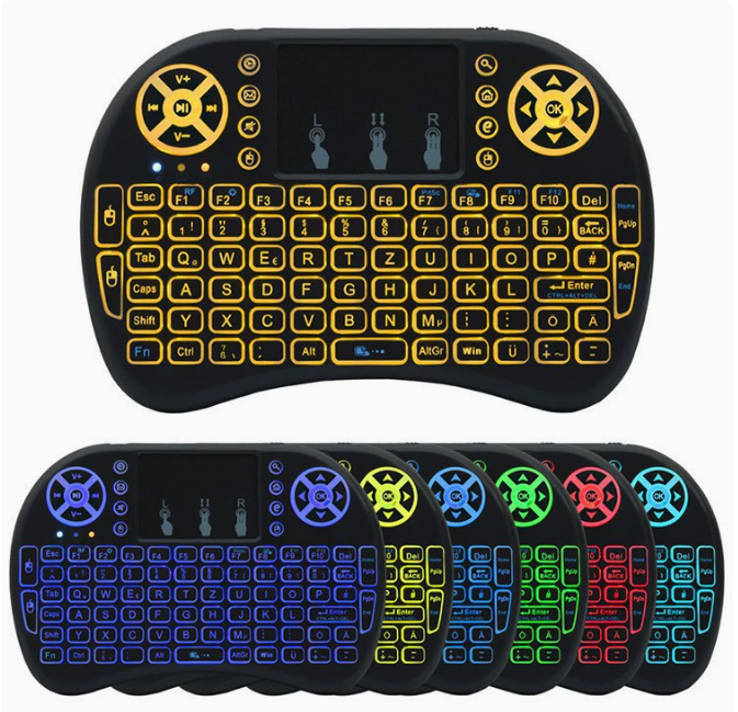 Decodificador inteligente con mini teclado inalámbrico
