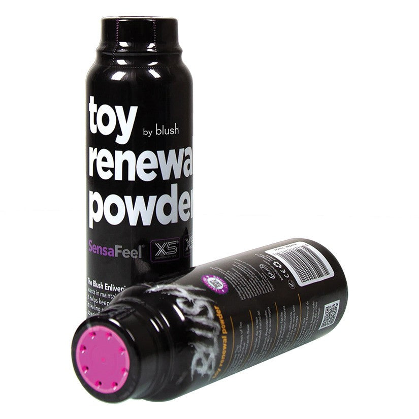 Blush Toy Renewal Powder 3.4 Oz - Refresh Dusting Powder for TPE/TPR Strokers