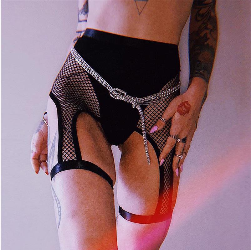 Trendy Hollow Fishnet Stitching Temptation Panties