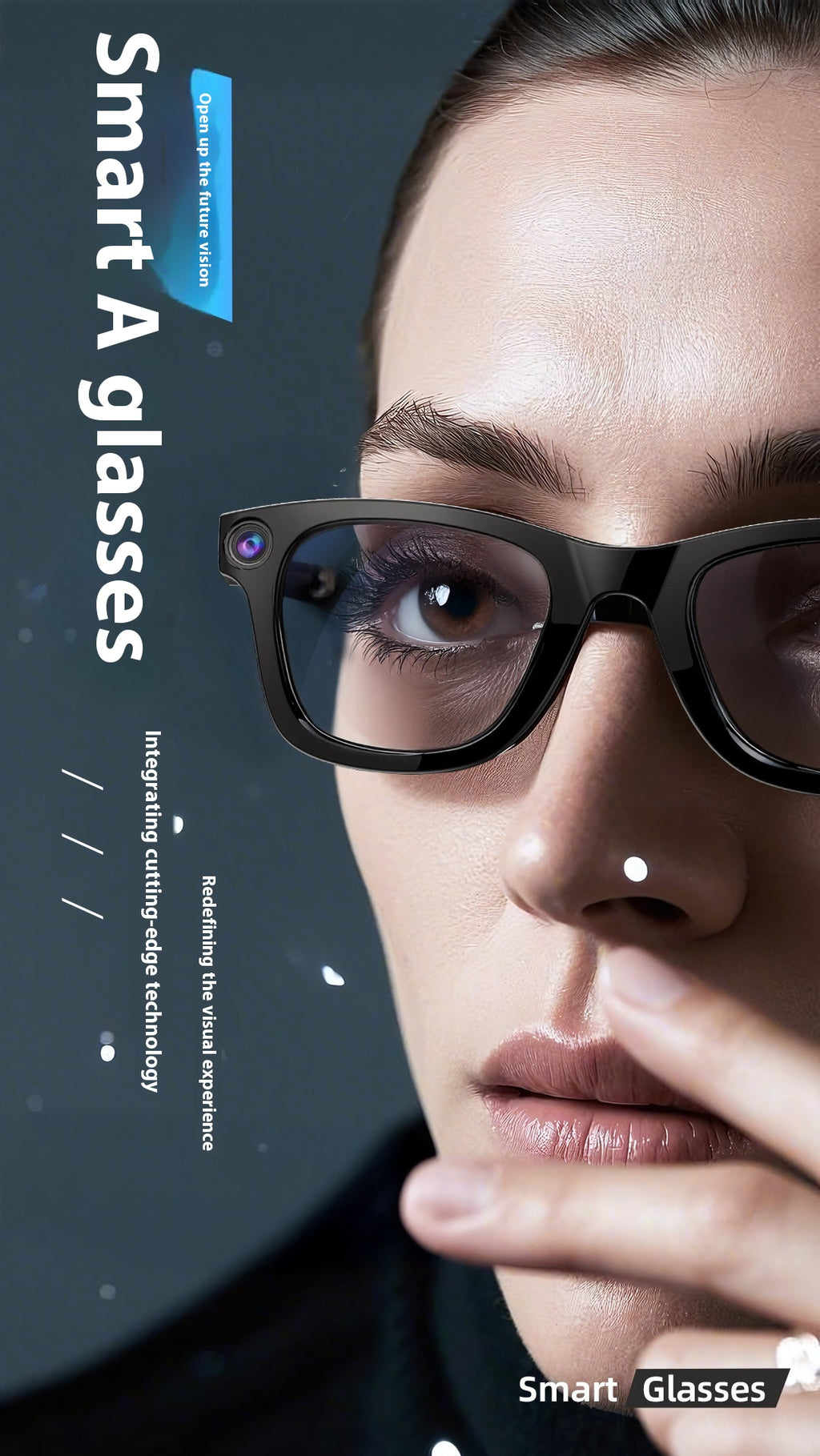 Gafas inteligentes con cámara IA