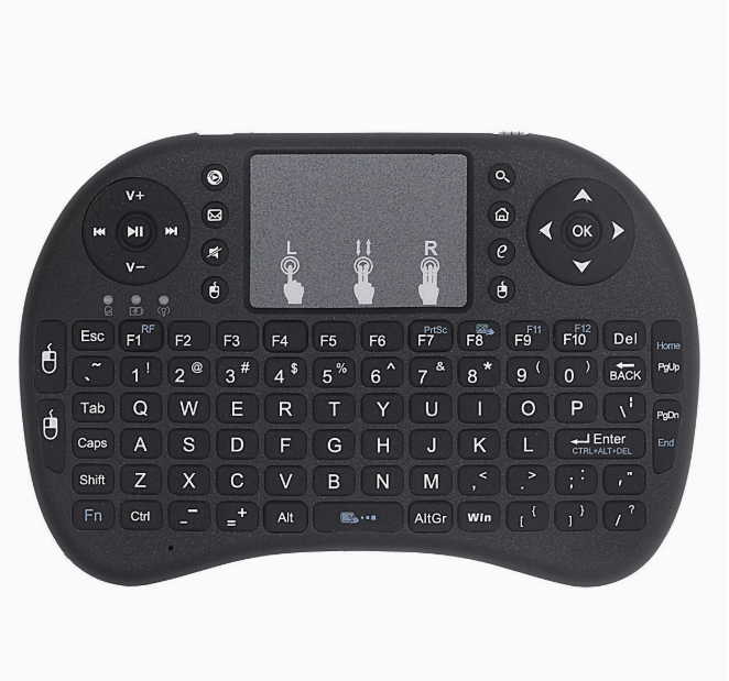 Decodificador inteligente con mini teclado inalámbrico
