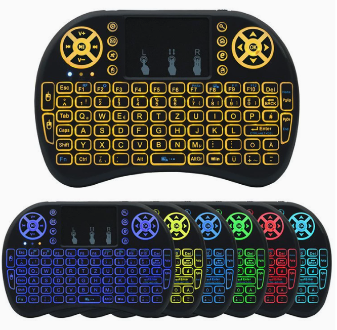 Decodificador inteligente con mini teclado inalámbrico