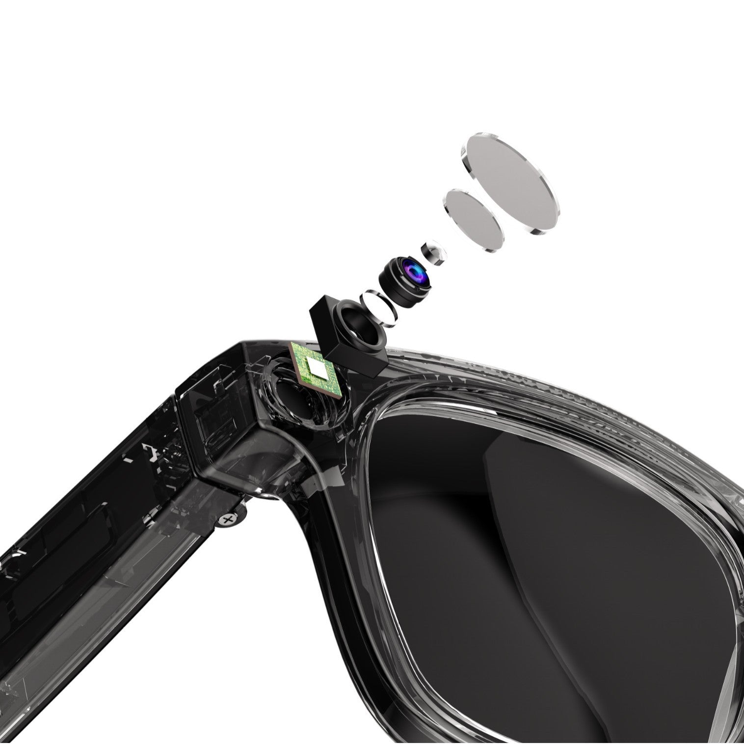 Gafas inteligentes con cámara IA