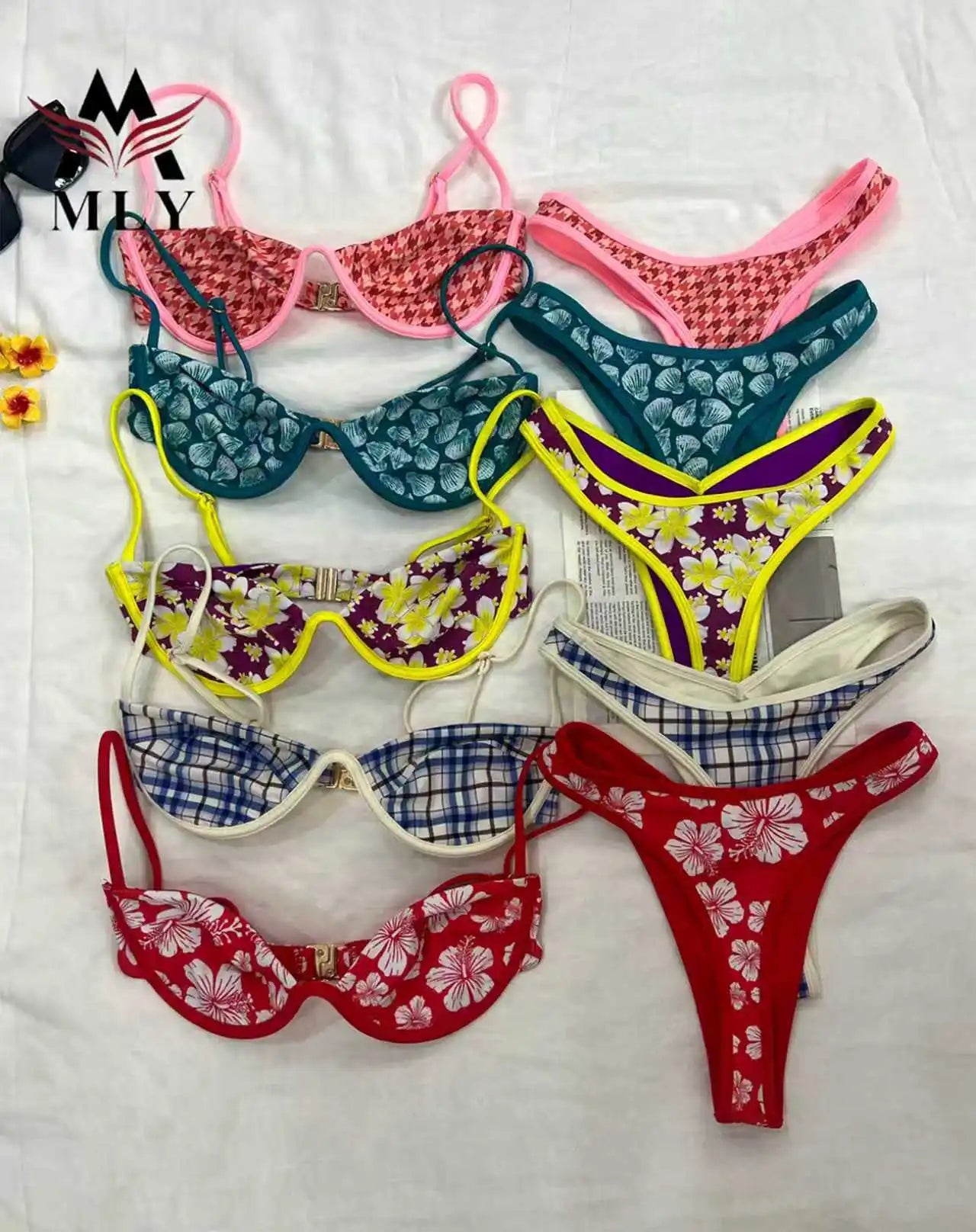 Women's Micro Thong Bikini Leopard Print 2-Piece Set