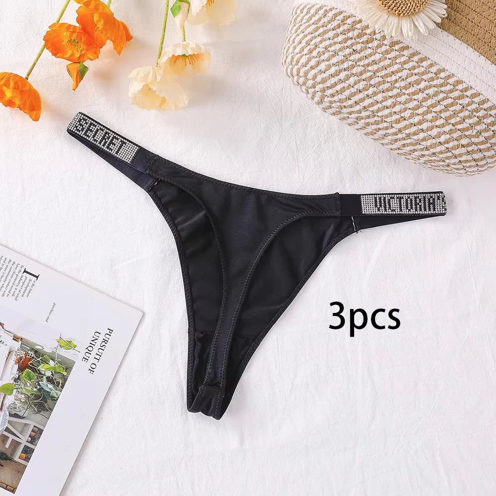 Women's Lace G-String Thong 3-Pack