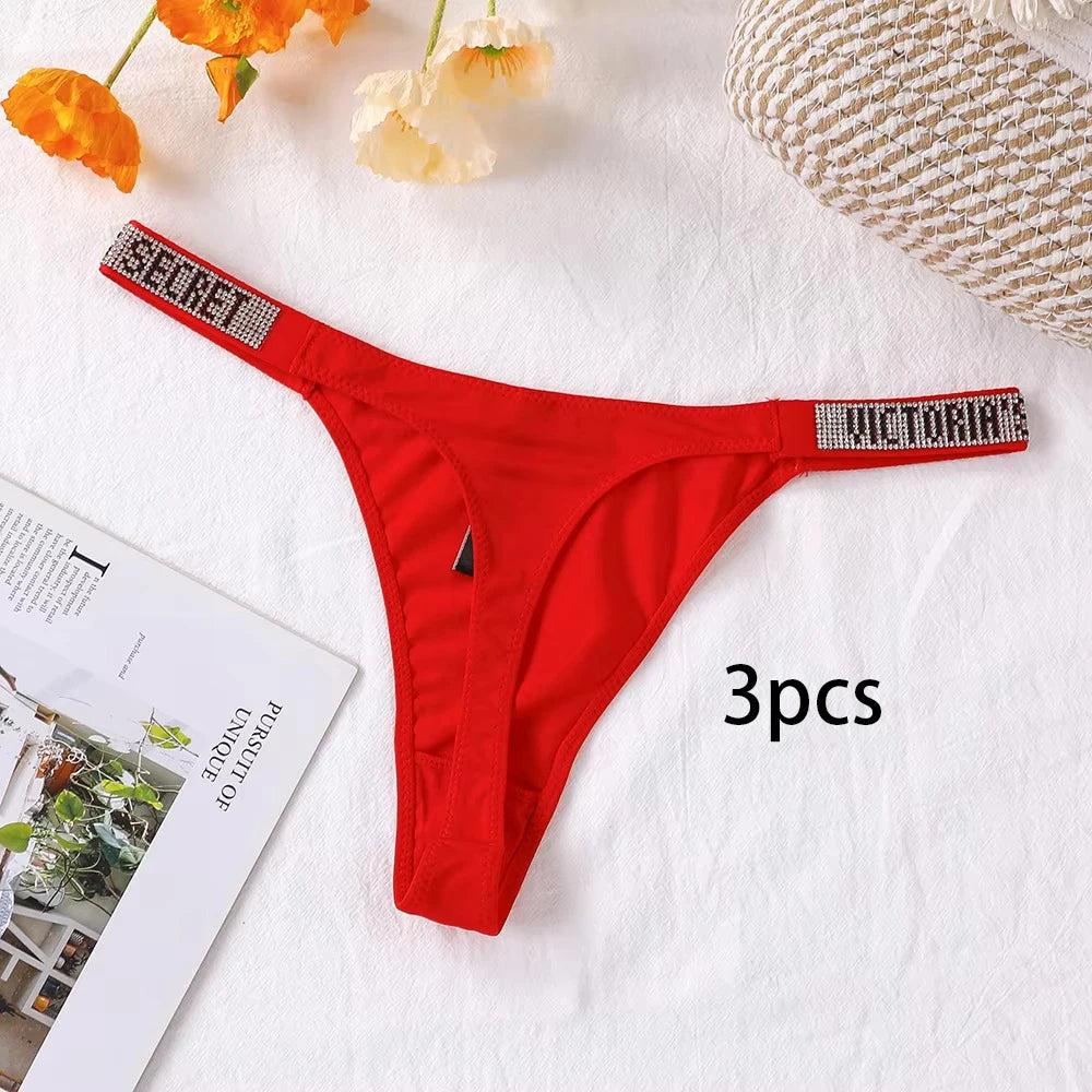 Women's Lace G-String Thong 3-Pack
