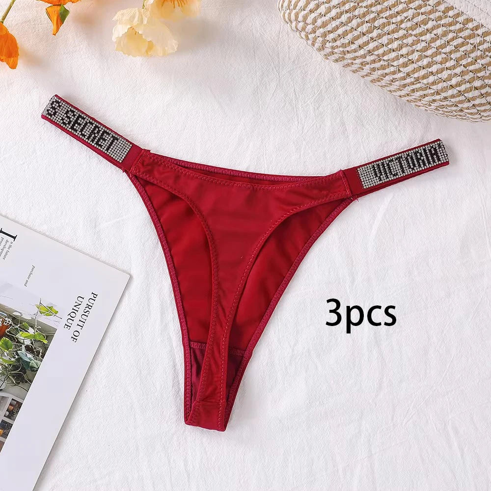 Women's Lace G-String Thong 3-Pack