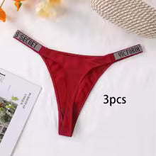 Women's Lace G-String Thong 3-Pack