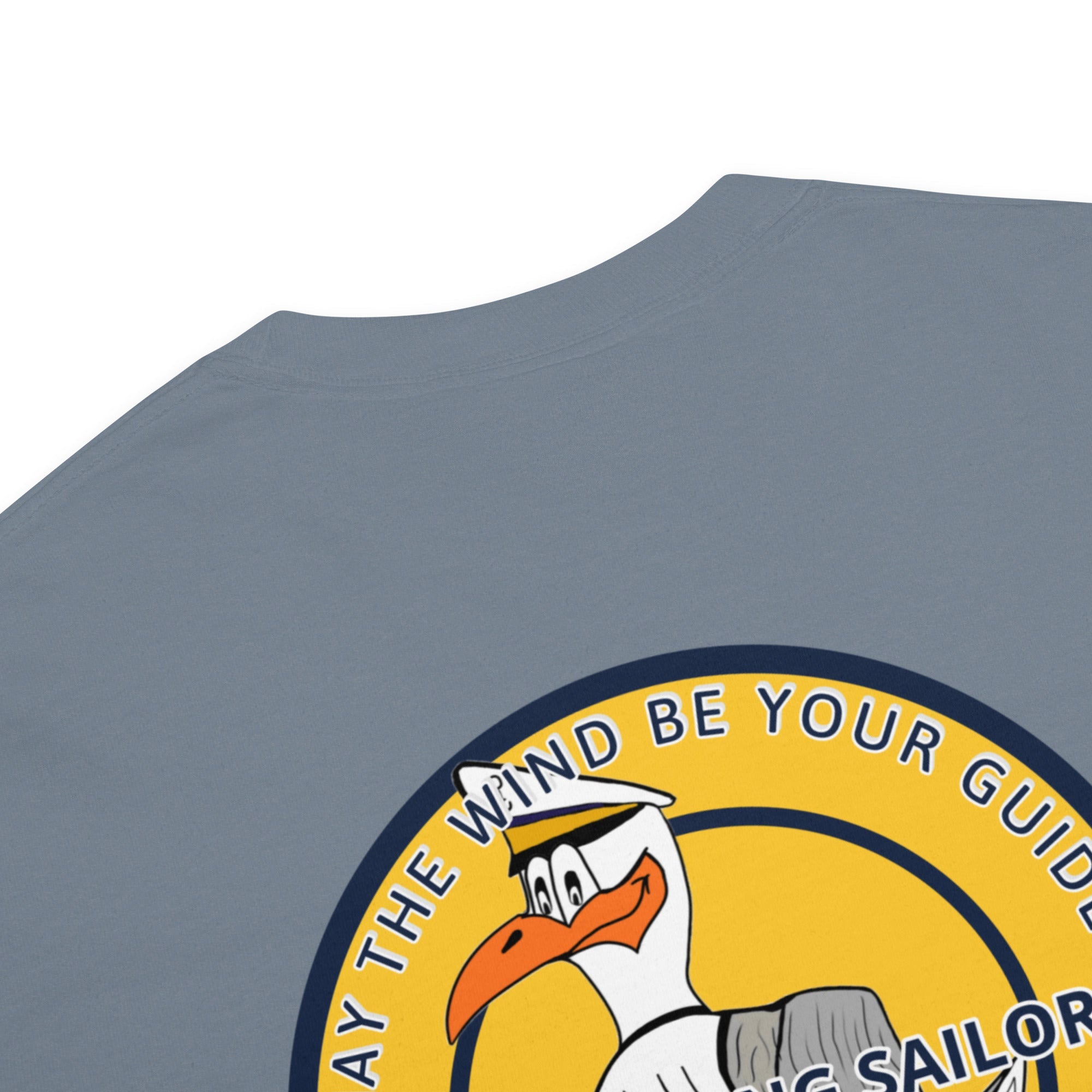 Camiseta de cuello redondo gruesa "High Flying Sailor" para hombre