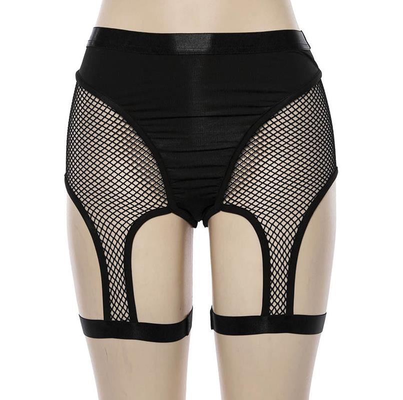 Trendy Hollow Fishnet Stitching Temptation Panties