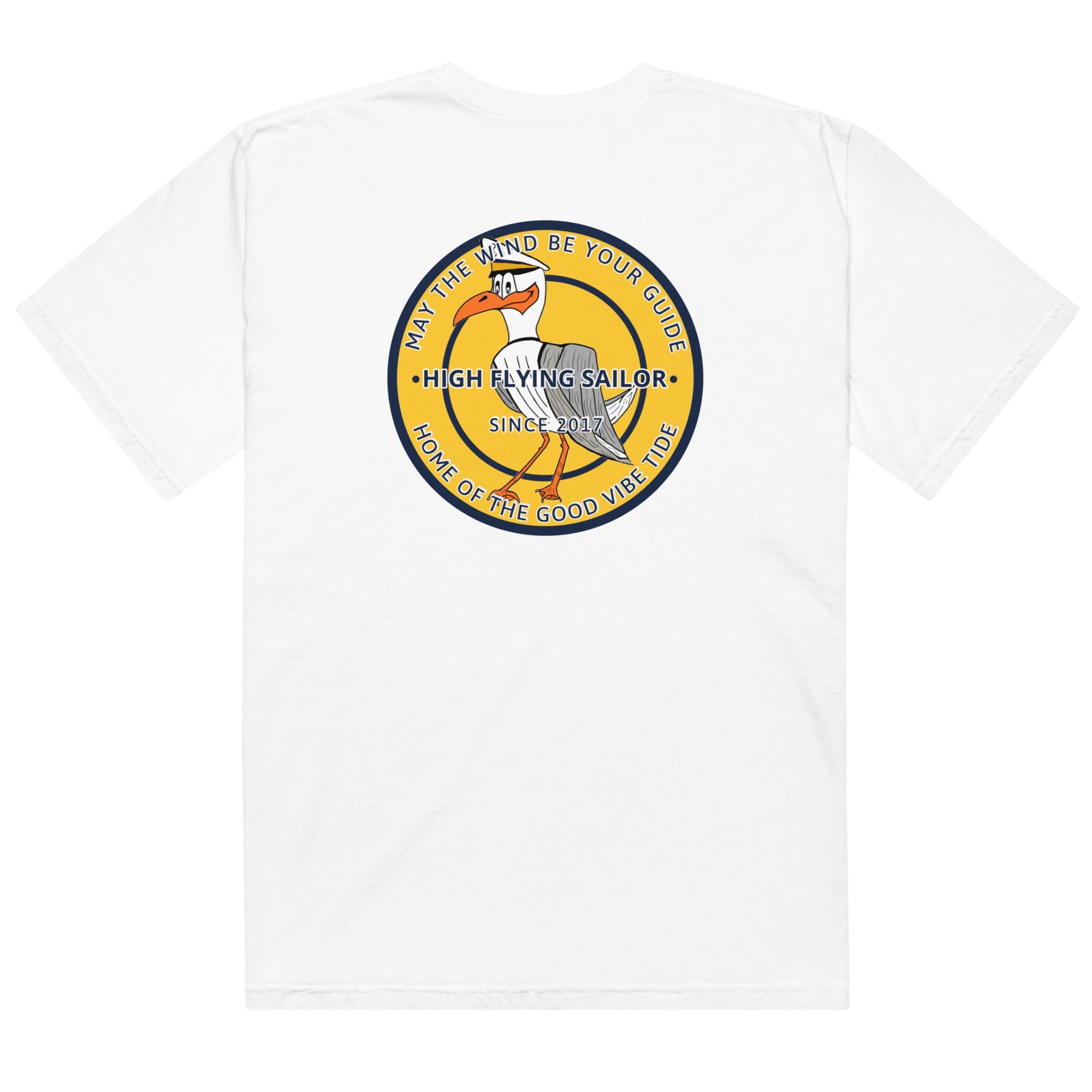 Camiseta de cuello redondo gruesa "High Flying Sailor" para hombre