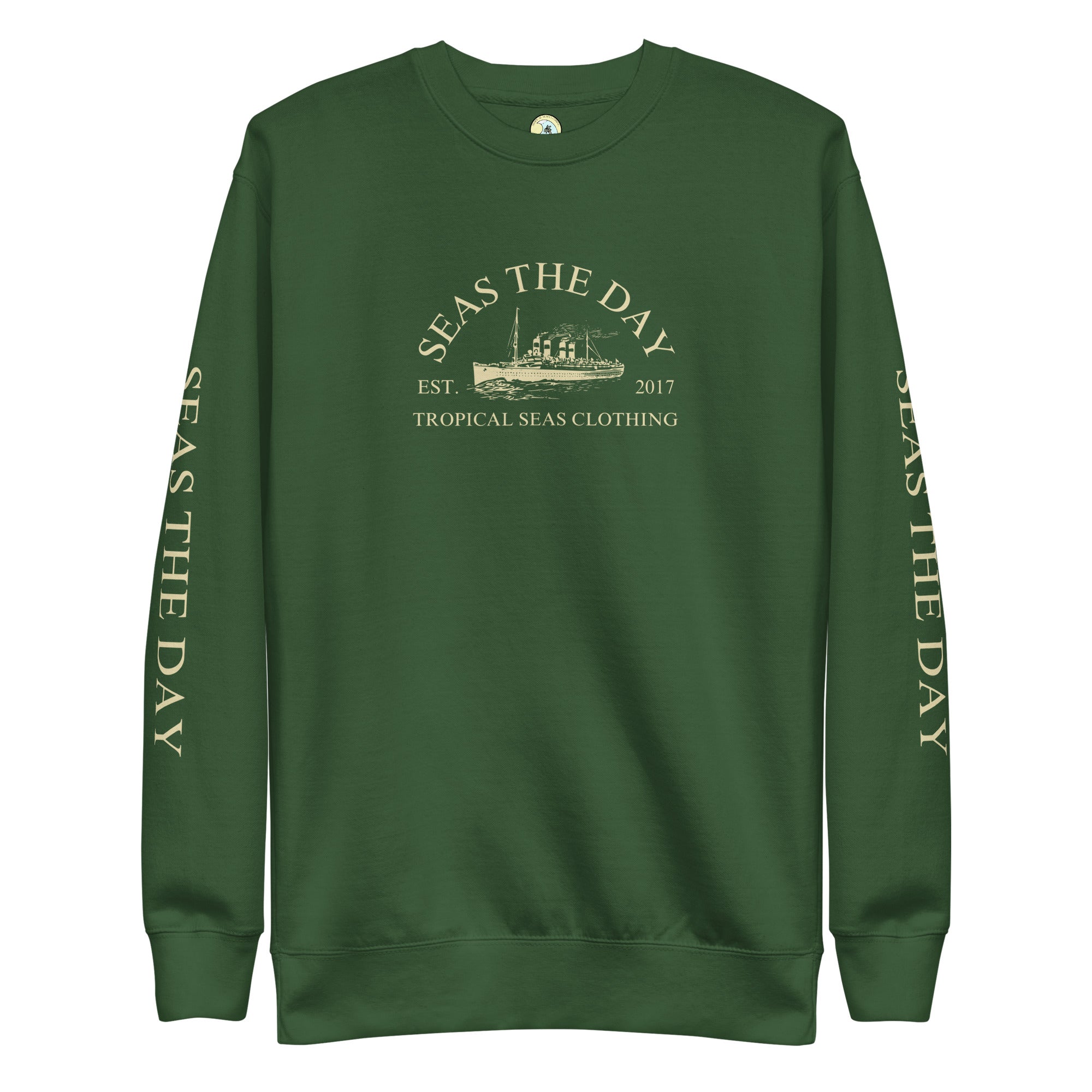 Sudadera premium "Seas The Day Ship"