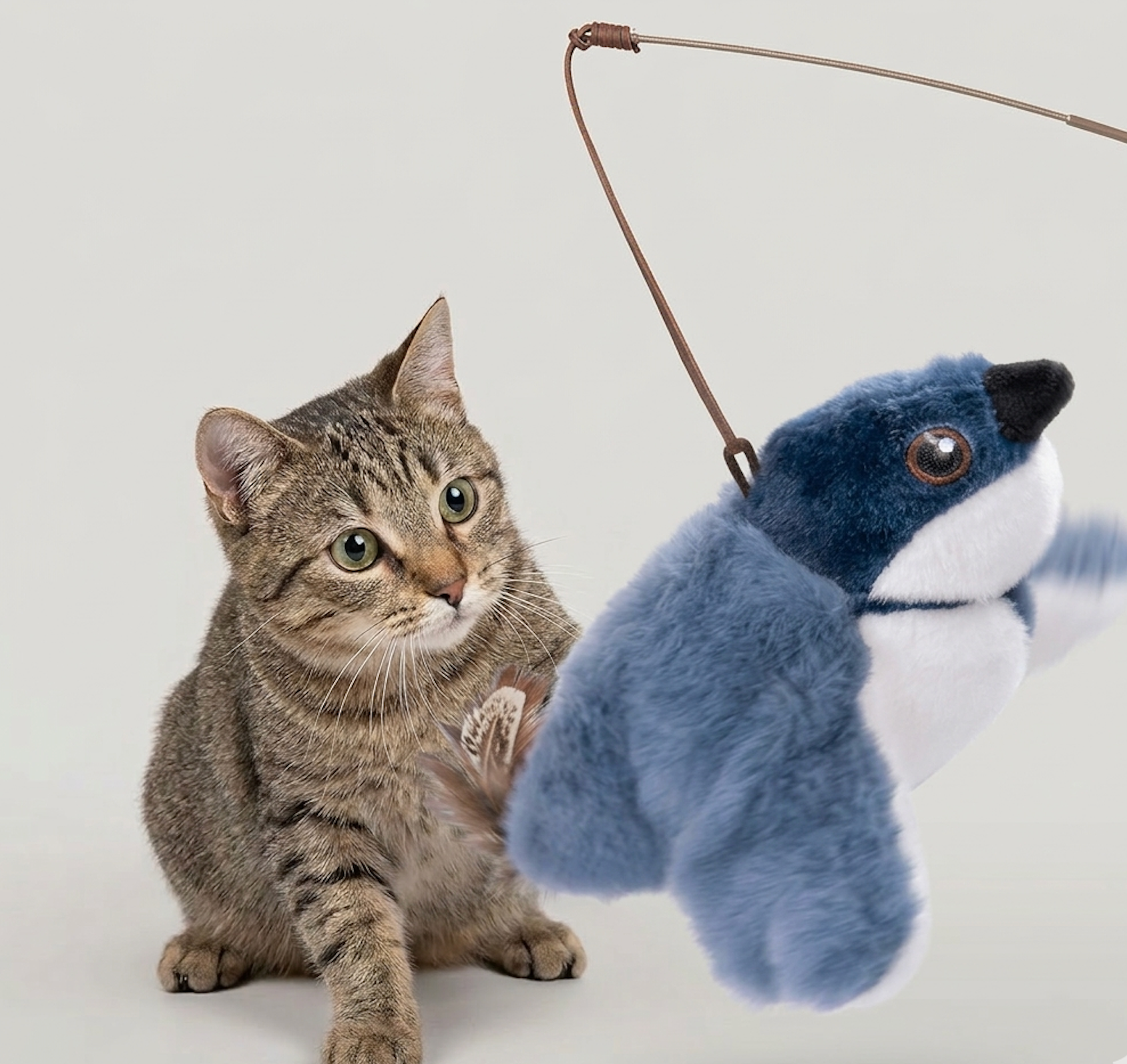 Juguete de gato Pájaro Aleteando