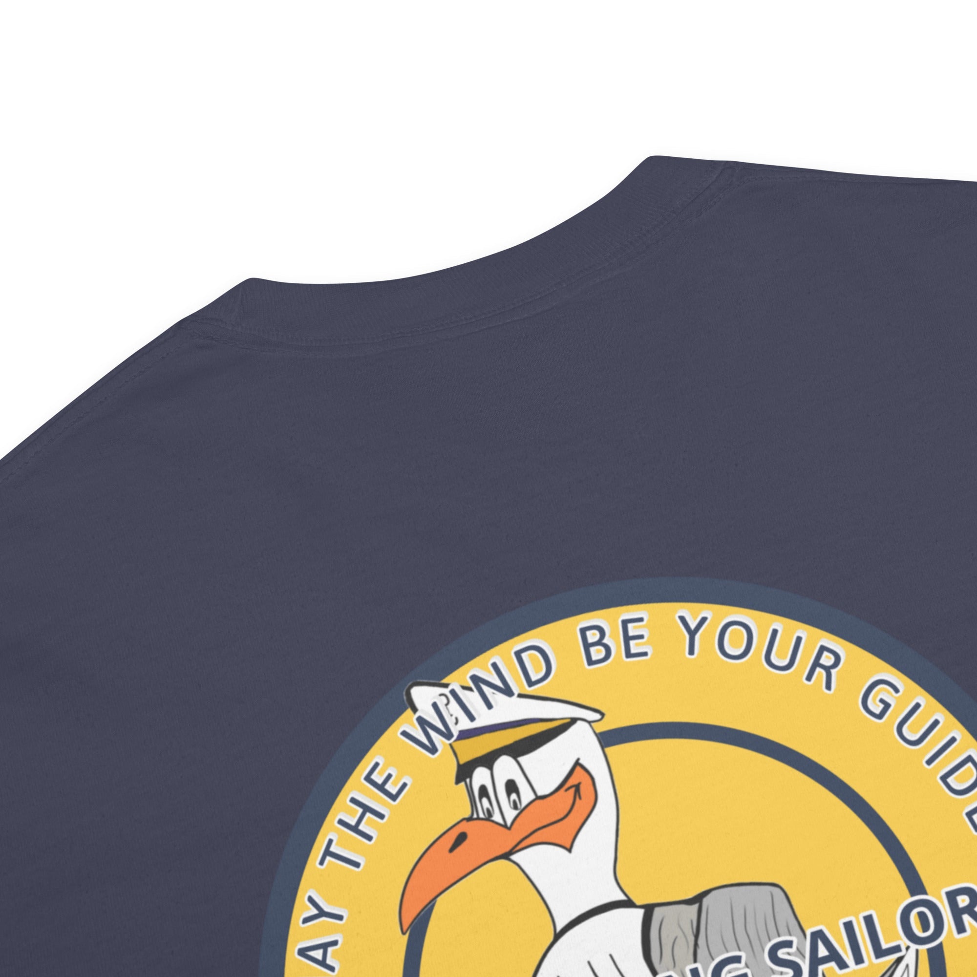 Camiseta de cuello redondo gruesa "High Flying Sailor" para hombre